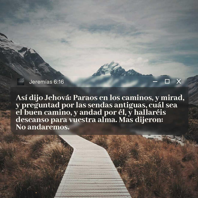 Jeremías 6:16