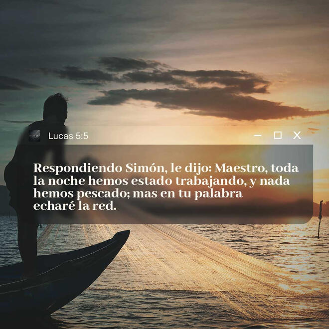 Lucas 5:5