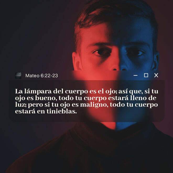 Mateo 6:22-23