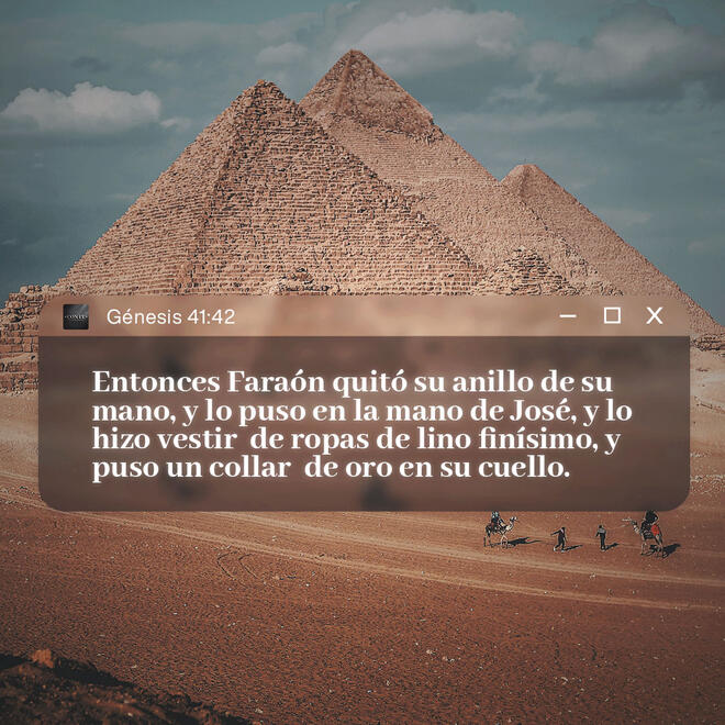 Génesis 41:42
