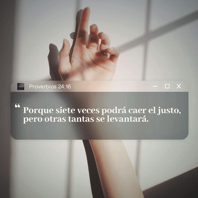 Proverbios 24:16