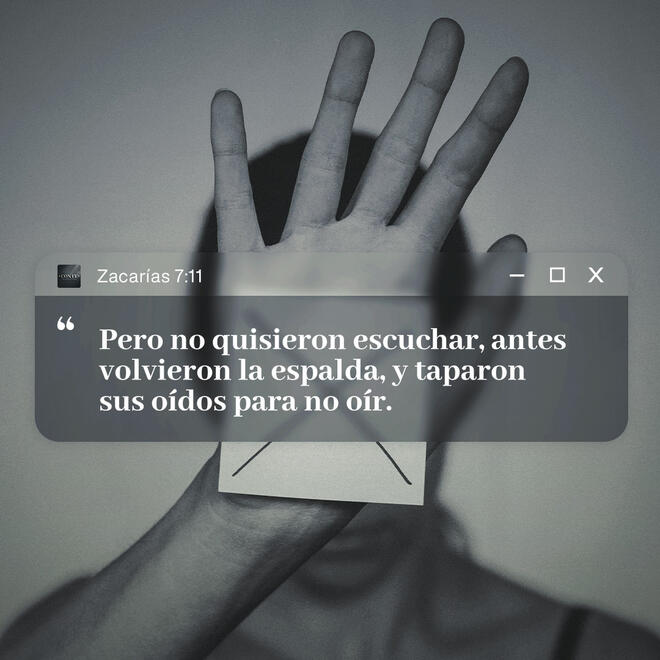 Zacarías 7:11