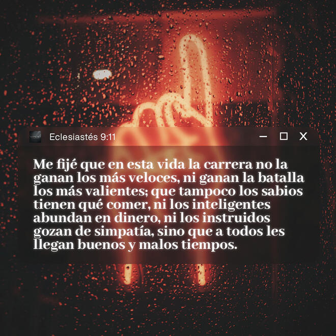 Eclesiastés 9:11