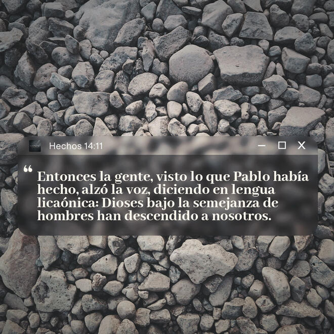 Hechos 14:11